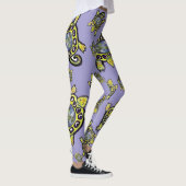 Turtle Earth Moon Maureen Girard Whimsical Leggings (Rechts)