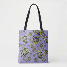 Turtle Earth Moon Maureen Girard Whimsical Tasche