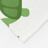 Turtle Emoji Fleecedecke (Ecke)