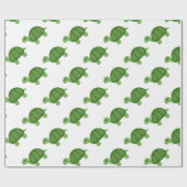 Turtle Emoji Geschenkpapier (Flach)