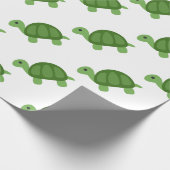 Turtle Emoji Geschenkpapier (Ecke)