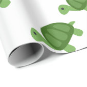 Turtle Emoji Geschenkpapier (Rolleneckpunkt)