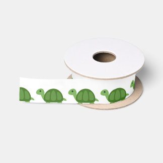 Turtle Emoji Satinband