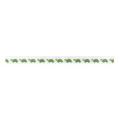 Turtle Emoji Satinband (Vorderseite)