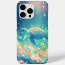 Turtle-Fahrt durch einen belebten Unterwassergarte