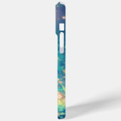 Turtle-Fahrt durch einen belebten Unterwassergarte Case-Mate iPhone Hülle (Rückseite / Links)