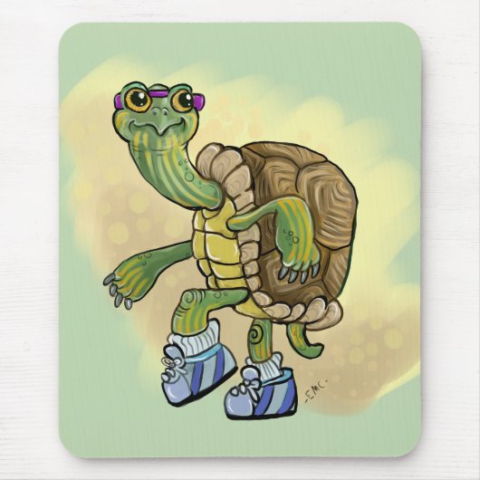 Turtle Fast! Mousepad (Vorne)