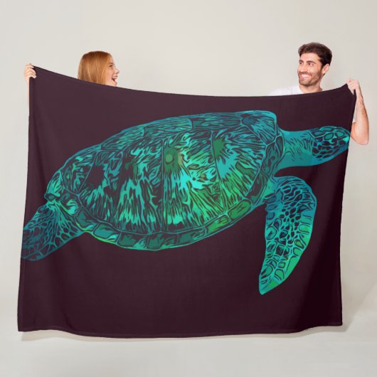 Turtle Fleece Blanket (Beispiel)