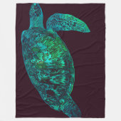 Turtle Fleece Blanket (Vorderseite)
