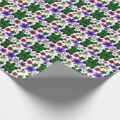 Turtle floral pattern  geschenkpapier (Ecke)