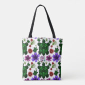 Turtle floral pattern  tasche (Rückseite)