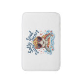 Turtle Floral Summer Beach Badematte (Vorderseite Vertikal)