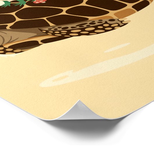 Turtle Forest Journey Poster (Ecke)