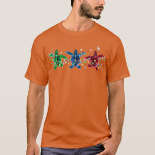 Turtle fröhliche Weihnachtsschnee TTA T-Shirt