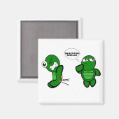 Turtle-Furz Magnet (Vorderseite/Rückseite)