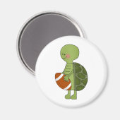 Turtle-Fußball Magnet (Vorderseite/Rückseite)