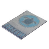 Turtle-Gefärbte Krawatte Notizblock (Linke Seite)