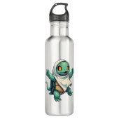 Turtle Ghoul Edelstahlflasche (Vorderseite)