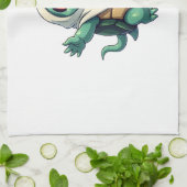 Turtle Ghoul Geschirrtuch (Gefaltet)