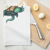 Turtle Ghoul Geschirrtuch (Viertel Falte)