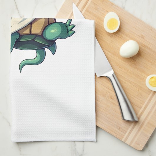 Turtle Ghoul Geschirrtuch (Viertel Falte)