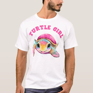 Turtle Girl, Earth Day Outfit for Girls, Girl's Tu T-Shirt