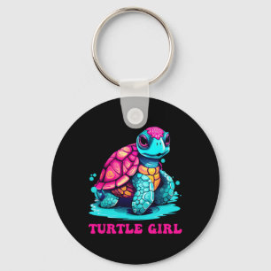 Turtle Girl Earth Day Outfit für Girl Turtle Turtl Schlüsselanhänger