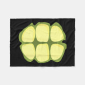 Turtle Halloween-Design Turtoise Shell-Geschenk  Fleecedecke (Vorderseite (Horizontal))