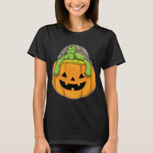 Turtle Halloween-Kürbis T-Shirt