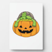 Turtle Halloween Pumpkin Classic T-Shirt_1 Fotoplatte (Vorderseite)