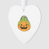 Turtle Halloween Pumpkin Classic T-Shirt_1 Ornament (Vorderseite)