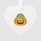 Turtle Halloween Pumpkin Classic T-Shirt_1 Ornament (Vorderseite)