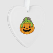 Turtle Halloween Pumpkin Classic T-Shirt_1 Ornament (Vorderseite)