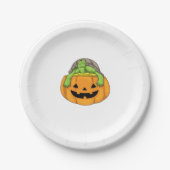 Turtle Halloween Pumpkin Classic T-Shirt_1 Pappteller (Vorderseite)