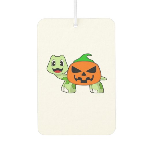 Turtle Halloween Pumpkin Classic T-Shirt Autolufterfrischer (Vorderseite)