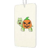 Turtle Halloween Pumpkin Classic T-Shirt Autolufterfrischer (Links)