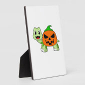 Turtle Halloween Pumpkin Classic T-Shirt Fotoplatte (Seite)