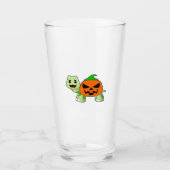 Turtle Halloween Pumpkin Classic T-Shirt Glas (Vorderseite)