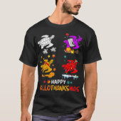 Turtle Halloween und fröhliches Weihnachtsfest T-Shirt (Vorderseite)