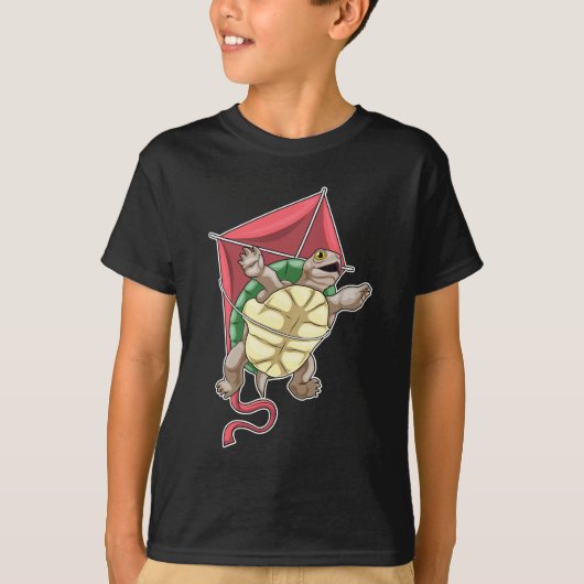 Turtle Hang Gleitschirm Kite T-Shirt (Vorderseite)