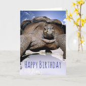 Turtle Happy Birthday Grußkarte Karte (Gelbe Blume)