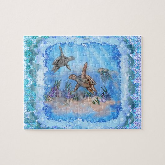 Turtle Homeward Puzzle (Horizontal)