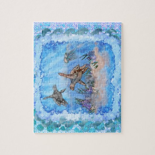 Turtle Homeward Puzzle (Vertikal)