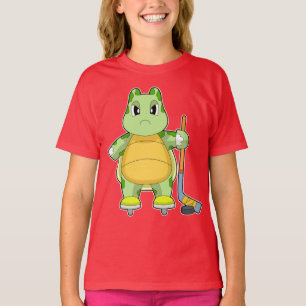 Turtle Ice Hockey Ice Hockey-Stab T-Shirt