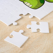 Turtle im Bowling mit Bowlingball Puzzle (Seite)