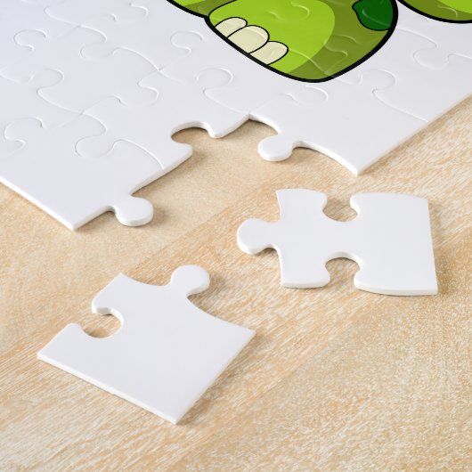 Turtle im Bowling mit Bowlingball Puzzle (Seite)