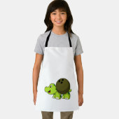 Turtle im Bowling mit Bowlingball Schürze (Insitu)