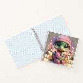 Turtle in Pink Pajamas, by Natasha Us   Notizblock (Innenseite)