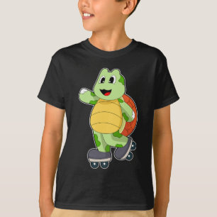 Turtle Inline Skaten Roller Skate T-Shirt