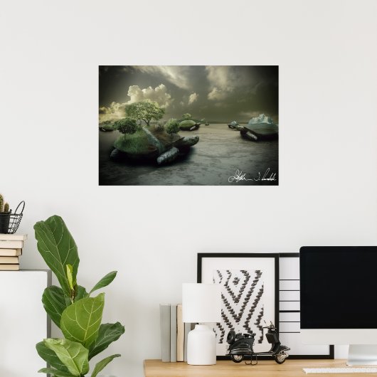 Turtle Island Poster (Heimbüro)